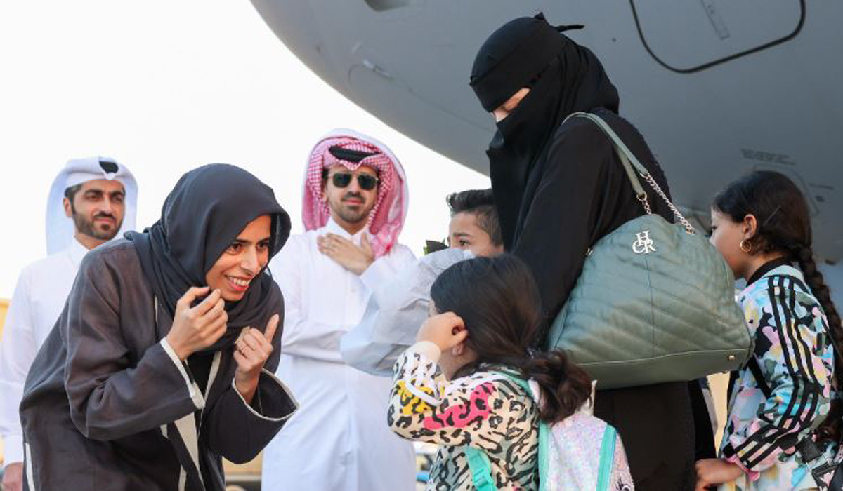 Qatar evacuates from Gaza 20 Palestinians with Qatari residency